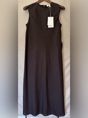 cos buttoned rib-knit maxi dress COS Buttoned Rib-Knit Maxi Dress